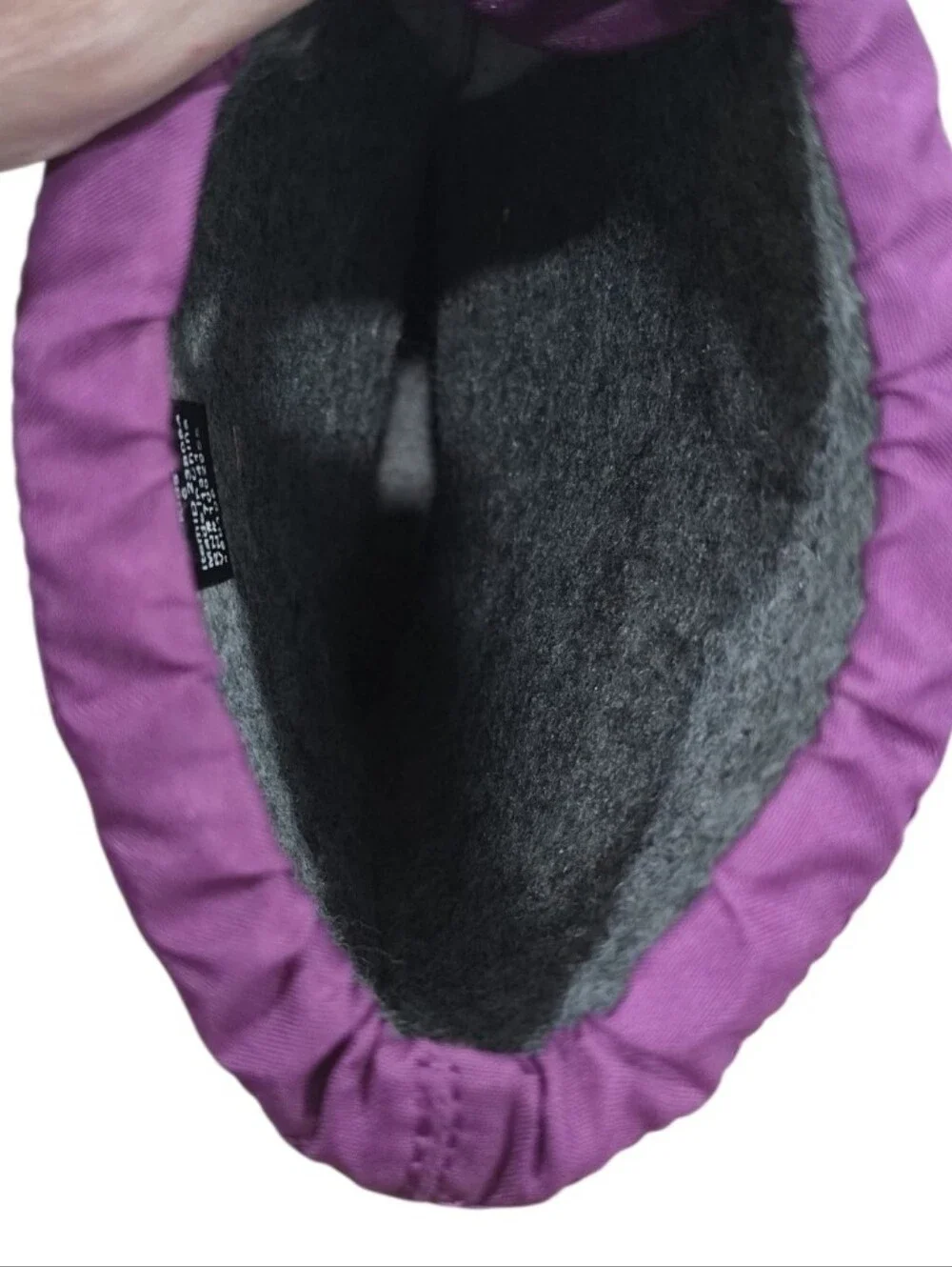 L.L. Bean Big Girl/Kids Northwoods Water Resistant Purple & Gray Boots. Size 6